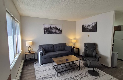 Bucklin Apartment | Charming 1-bedroom apartment on the edge of Bucklin with AC & wifi.