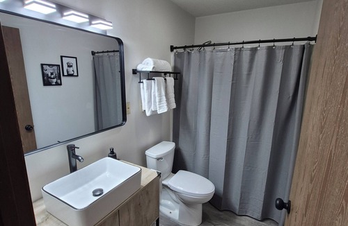 Bucklin Apartment | Charming 1-bedroom apartment on the edge of Bucklin with AC & wifi.