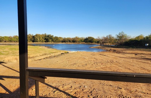 Graford Cabin | Charming 1-bedroom cabin on lg private pond close to Rocker B and Possum Kingdom