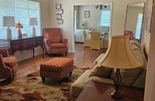 Natchez House | Charming 3-bedroom Natchez home blends Southern comfort with convenience.