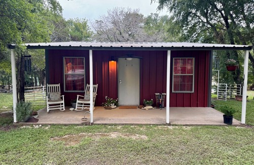 Lake Whitney Apartment | Charming Red Cottage Escape in Clifton, Tx near the boarder of Lake Whitney.