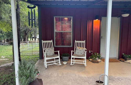 Lake Whitney Apartment | Charming Red Cottage Escape in Clifton, Tx near the boarder of Lake Whitney.
