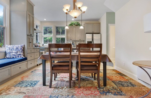 Eastsound House | Cheerful Getaway w/Ocean View, Outdoor Fireplace, & Beach Access