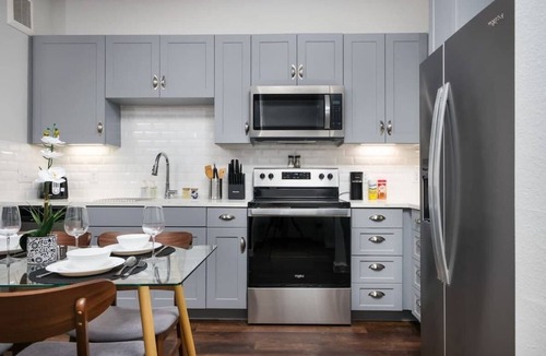 Southtown Apartment | Chic 1BR w/Gym & Parking Near Rvrwalk & Dome