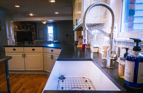 Cheyenne House | Close to town, room to spread out: Sleeps 9 in 5 bedrooms