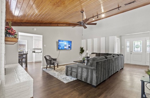 Lewisville House | Completely fenced-in Private Pool, Billiards, Large Living Area, close to DFW!
