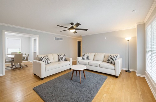 Kansas City House | Cozy 3BR2.5 BA House by Legends Sleeps 8, 5 beds