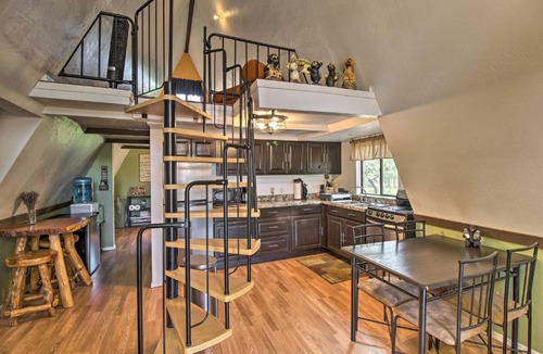 Overgaard House | Cozy A-Frame Cabin in Overgaard Pets Welcome