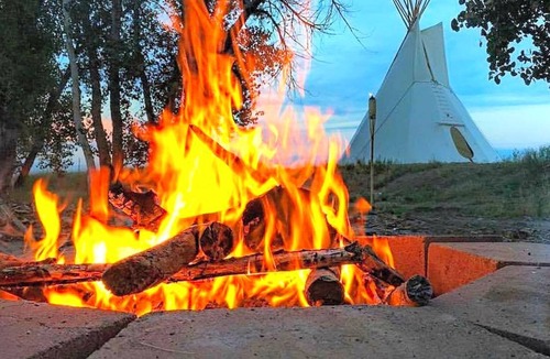 Hudson RV Rental | Cozy and Authentic Tipi Rental on Working Horse Ranch near Denver, Colorado