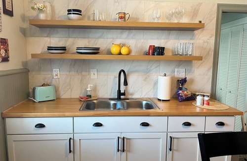 St. Charles Apartment | Cozy Loft from 1860 in Frenchtown facing Katy trail St Charles MO
