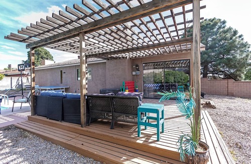 Northeast Heights House | Desert Oasis w/Pool ~ Spacious 4BR Retreat