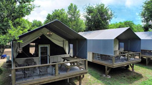 Seguin Other | Dream Glamping Destination: Stunning Tented Cabin on the Geronimo Creek in Seguin, Texas