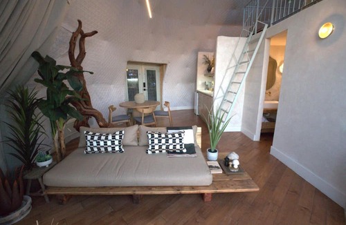 Nogal Cabin | Elegant and Comfortable Dome for Starry Night Gazing in Nogal, NM