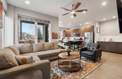 Old Town North Apartment | Elegant Oasis - Fireplaces, King Beds, Mtn Views!
