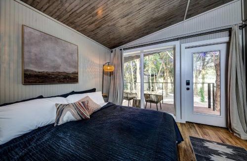 Alvord House | Enchanted Woodland Cabins by the Mountain in Texas with Private Pond and Scenic Trails
