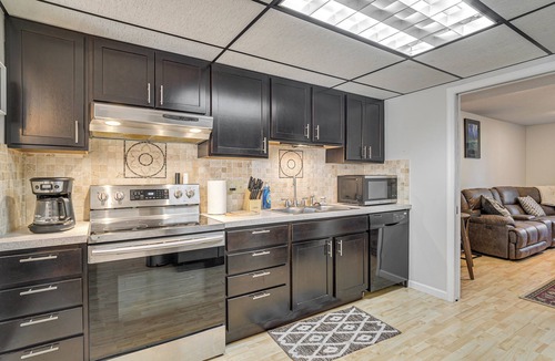 Lincoln Condo | Explore Lincoln! Pet-Friendly Retreat w/Patio