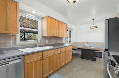 Longmont House | Family Friendly Central Retreat with Covered Patio, AC, Fenced Yard