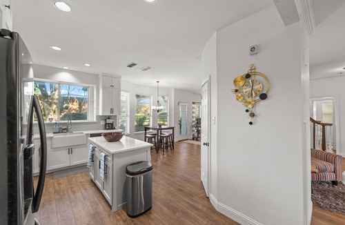Hurst House | Family Friendly Hurst Home with Salwater Poo,l Fireplace, and Spacious Layout