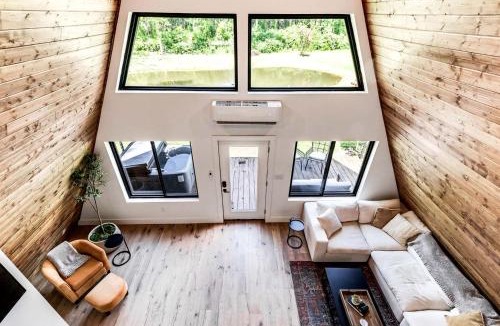 New Iberia Ski Chalet | Fantastic A-Frame with Spa and Furnished Deck in Louisiana