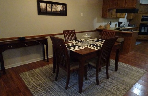 Lenexa Apartment | Major international sporting event - Spacious 1-bedroom patio apartment in charming Overland Park.