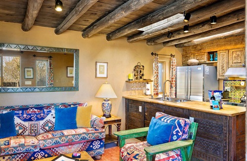 Historic Eastside House | Genuine Santa Fe Work of Art | Near Canyon Rd | Patio | 2 Masters