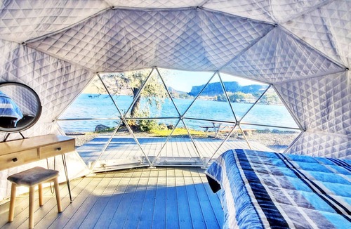 Coulee City Apartment | Glamping Dome at Blue Lake in Coulee City (site 40)