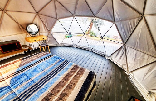 Coulee City Apartment | Glamping Tent at Blue Lake in Coulee City (site 43)