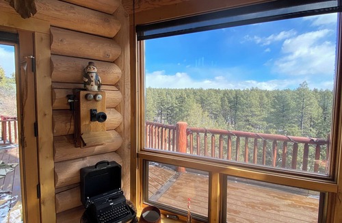 Durango - Purgatory Cabin | Gorgeous Log Cabin estate with hot tub, views, privacy and sauna !