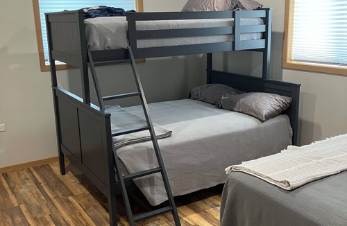Pollock Cabin | Headquarters Lodge , Pollock’s newest lodging option , completed in January 2025