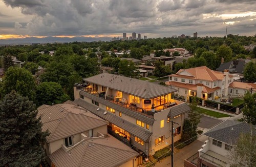 Cherry Creek House | Heart of Cherry Creek Modern Mansion Rooftop