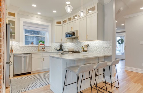 City Park West House | Hot Tub, Fire Pits: Ideally Located Denver Home!