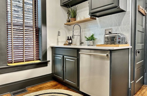 Weinland Park House | Hot Tub, Firepit, Cornhole, Foosball, King Beds, 2-car Garage, Walkable