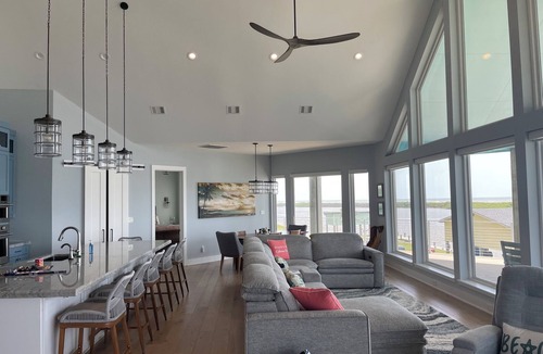 Cedar Lane House | ICW water front! This VIEW- from every room! Watch dolphins, boats & barges!