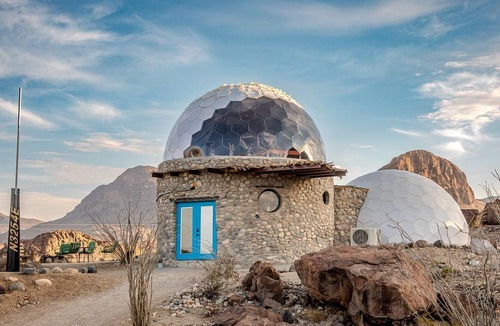 Terlingua RV Rental | Incredible Dome on a Unique Space-Themed Site with Stunning Desert Views near Big Bend National Park in Terlingua, Texas
