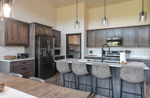 Sturgis Cabin | Incredible Views from Multi-Level Deck, Paved Roads, Hot Tub, Spacious Home!
