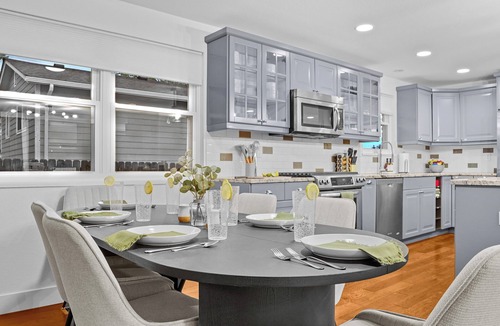 Columbine House | Kid+Pet Friendly Getaway with Game Room and Hot Tub!