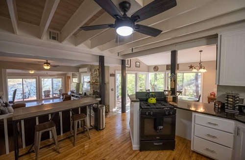 Sylvan Shores House | Lake Front Access, Views, Firepit, Kayaks, Family