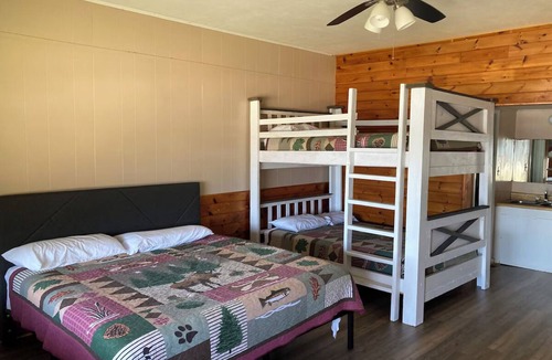 Graham Apartment | Lake front Cabin #11 with Porch - Cabin with kitchen, steps from Possum Kingdom Lake
