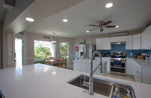 Belton House | Lakefront 3 Bedroom Home with Gorgeous Sunsets and Private Pool & NEW Spa!