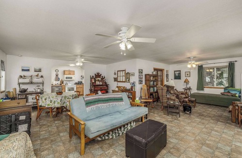 Rathdrum House | Lakefront Cabin with Private Beach and Dock