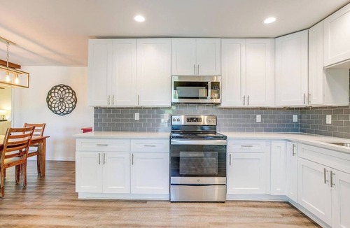 Granbury House | Lakefront Home with Private Dock, Firepit and Deck