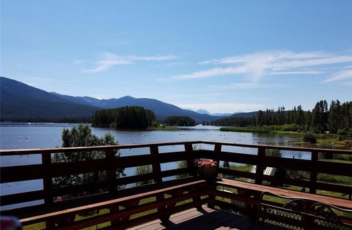 Grand Lake House | Lakefront House in Paradise! LARGE DECK, HUGE VIEWS, AND CANOES!