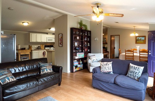 Turtle Beach House | Lakefront Many Vacation Home w/Deck & Views