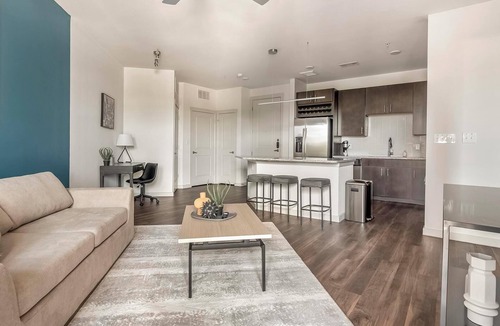 Wetmore Apartment | Landing | Modern 1BD, Game Room, Courtyard