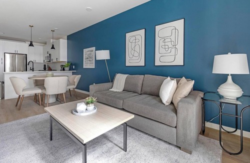 Civic Center Apartment | Landing | Stylish 1BD, Rooftop Lounge, Gym