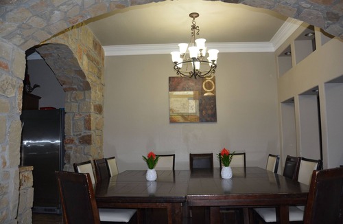 McQueeney House | Large River Home with private pool, basketball court, private, pool table