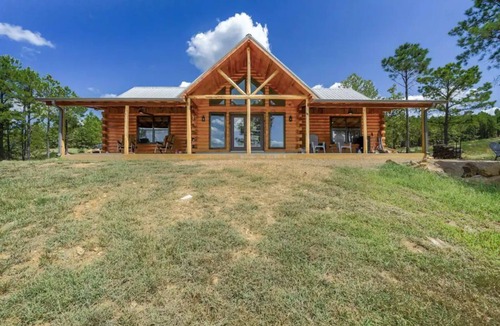 Tuskahoma Cabin | Log Cabin with Million Dollar View! “The Time Out” Secluded property