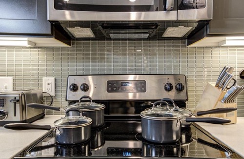 Conroe Apartment | Lux Modern Art Apartment Near Eateries and Theater by RGS