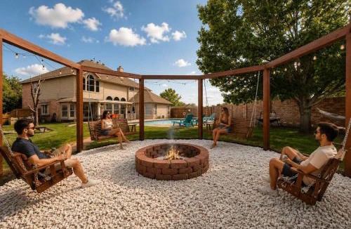 Fossil Creek House | Luxury 6BR Retreat Pool Hot Tub Cinema & Game Room