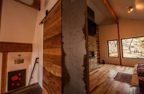Boulder House | Luxury A-Frame Spa Retreat, Hot Tub, Barrel Sauna